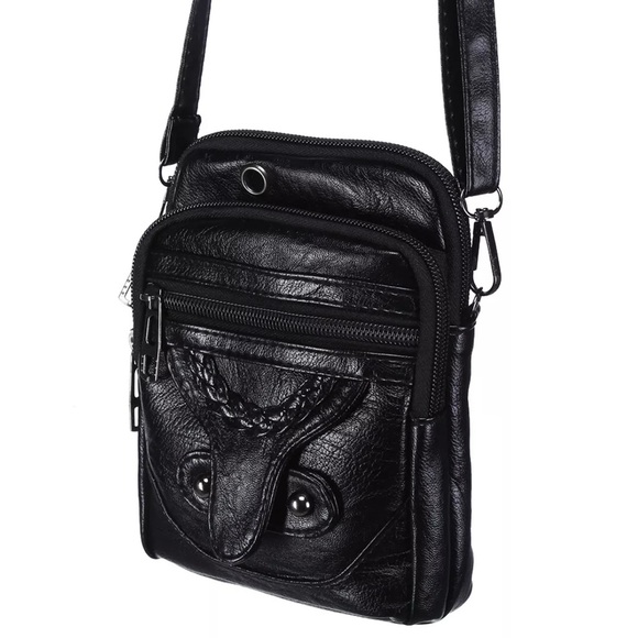 SALE🔥4 for 25🔥🖤Black Small Crossbody Phone Case Shoulder Bag 3 Pouch - Picture 12 of 14